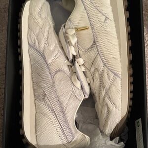 Fenty Avanti Pony Hair Shoes in Warm White